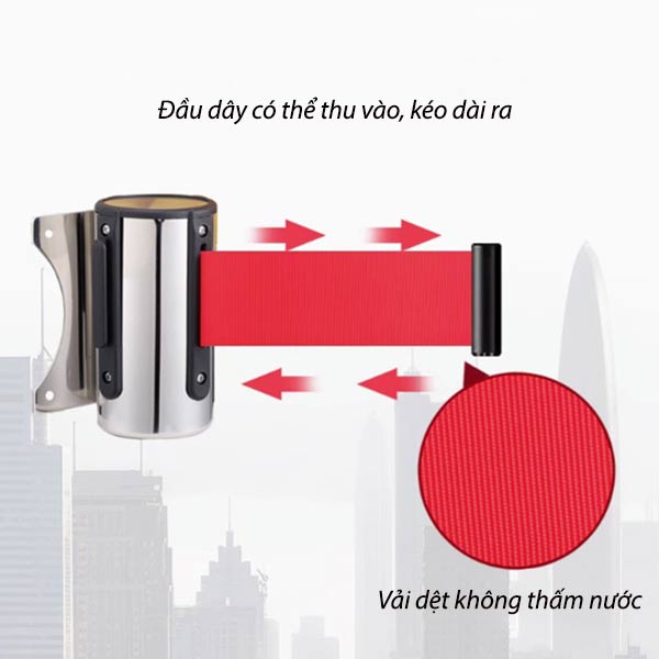 Dây kéo dễ dàng, linh hoạt