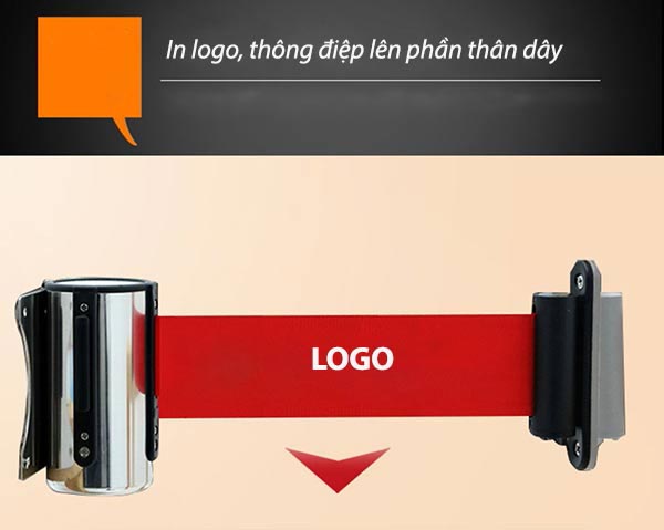 in ấn logo, thương hiệu lên phần dây căng giúp quảng bá thương hiệu tốt hơn