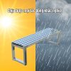 Ghế ngồi công viên inox dài 1m5