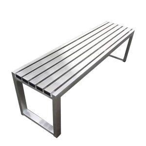 Ghế ngồi công viên inox dài 1m5