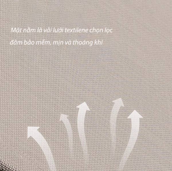 Chất liệu Textilene mềm mại, thoáng khí, nhanh khô