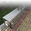 Ghế ngồi công viên inox dài 2m