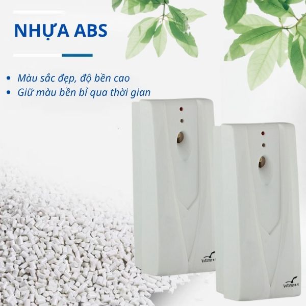 Máy xịt thơm phòng tự động được làm từ nhựa ABS an toàn, bền bỉ