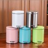 thùng rác inox đạp chân cao cấp 12l