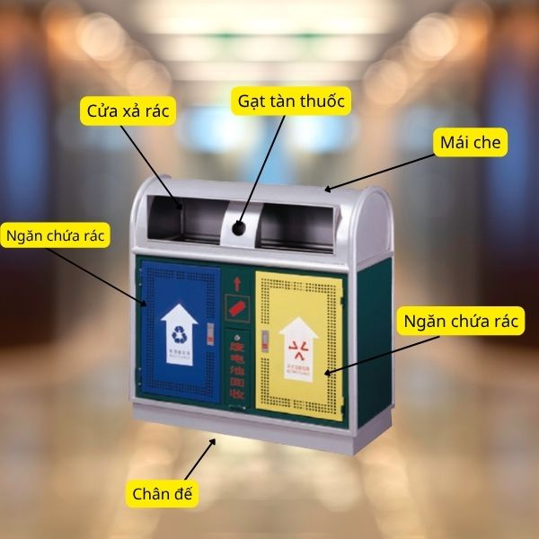 Hình ảnh mô tả chi tiết các bộ phận của sản phẩm