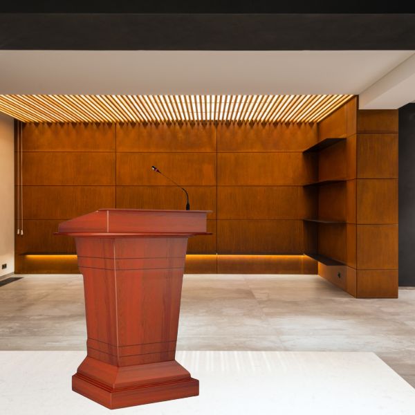 Bục phát biểu bằng gỗ công nghiệp sang trọng - tinh tế