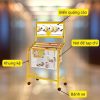 kệ để sách báo tạp chí inox mạ vàng