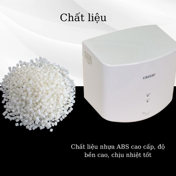 Chất liệu nhựa ABS bền bỉ, an toàn cho người sử dụng