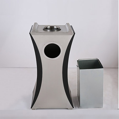 thùng rác inox gạt tàn cao cấp