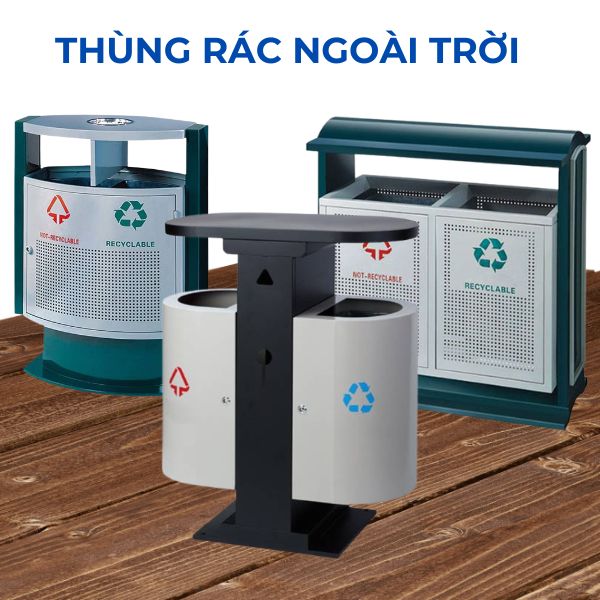 Hành Tinh Xanh chuyên cung cấp thùng rác ngoài trời với đa dạng kích thước và mẫu mã