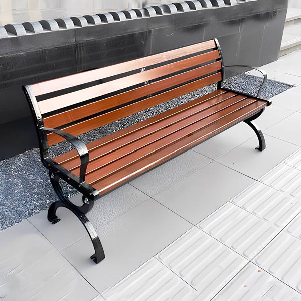 Ghế công viên giả gỗ 1m5 có tựa lưng của Hành Tinh Xanh