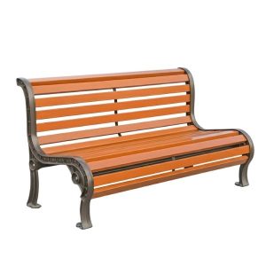 Ghế nhôm đúc ngoài trời giả gỗ