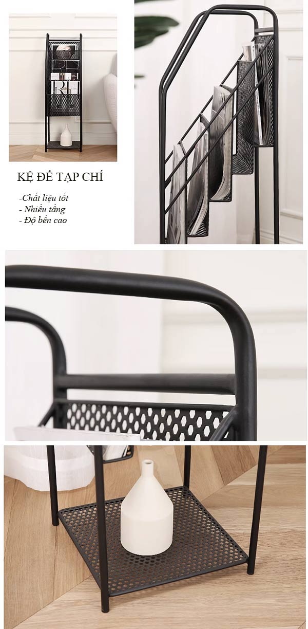 Đặc điểm kệ báo tạp chí