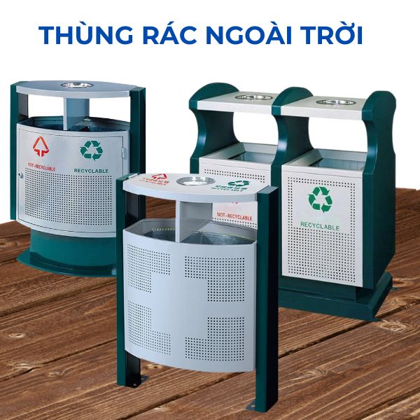Hành Tinh Xanh chuyên cung cấp đa dạng các loại thùng rác ngoài trời
