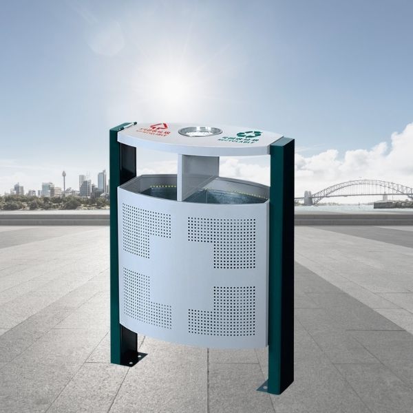 Thùng đựng rác công cộng ngoài trời