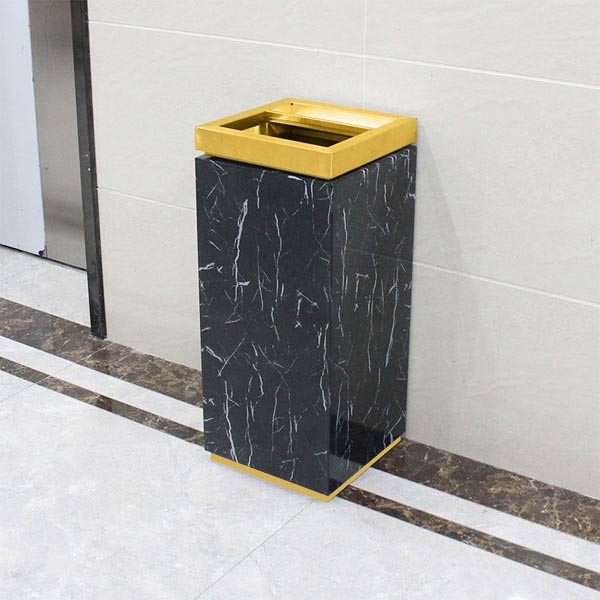 Chất liệu inox cao cấp được sơn giả đá đẹp mắt, sang trọng