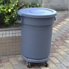 Thùng rác nhựa tròn có bánh xe