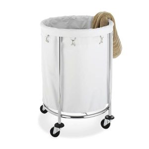 Xe đẩy giặt là inox tròn