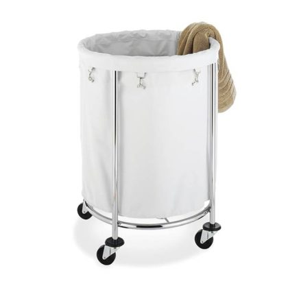 Xe đẩy giặt là inox tròn Xe đẩy giặt là inox tròn