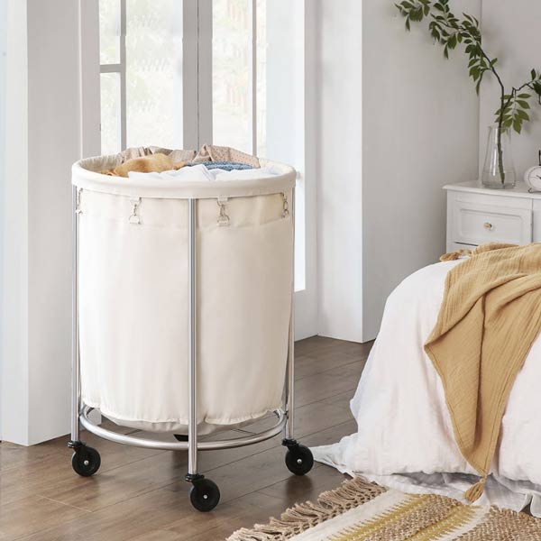 Xe đẩy giặt là inox tròn của Hành Tinh Xanh