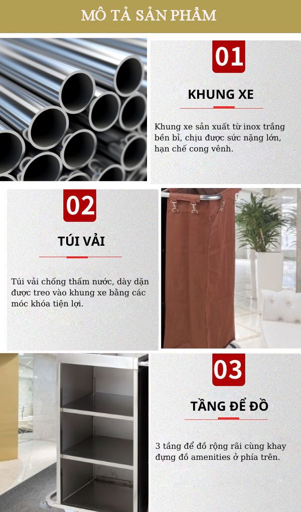 Chi tiết cấu tạo xe làm buồng