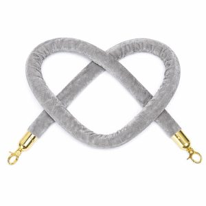 Dây nhung màu xám cho trụ chắn