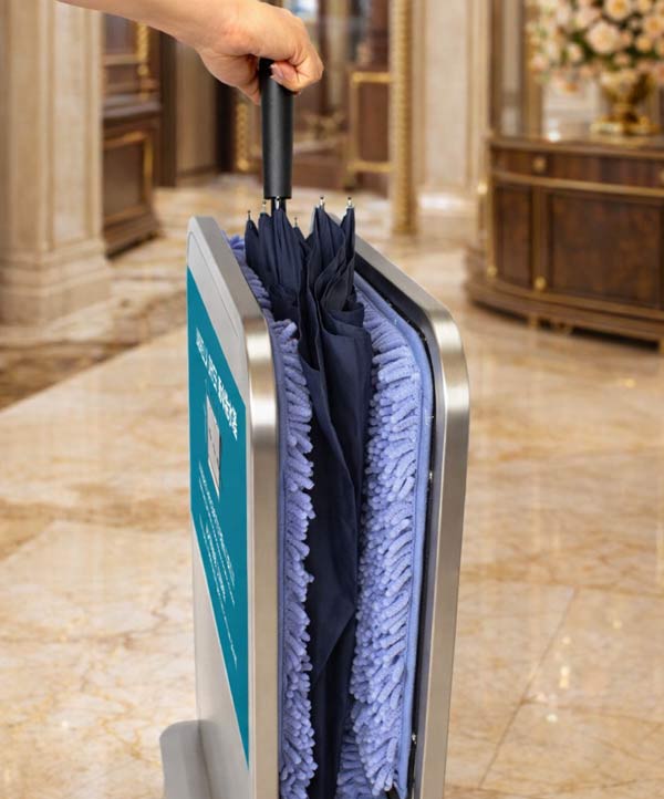 Cách sử dụng khung lau khô ô dù