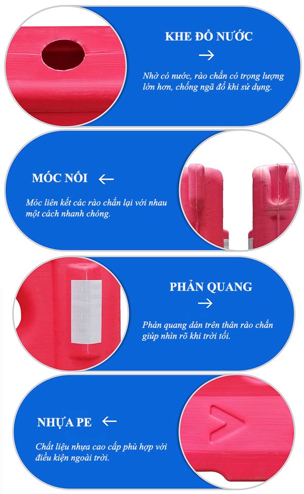 Hình ảnh mô tả dải phân làn đồ nước 120l