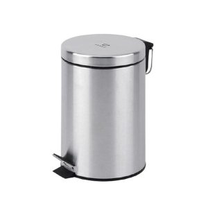 Thùng rác inox 304 đạp chân tròn 12L