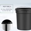 thùng rác inox 304 đạp chân tròn 8L
