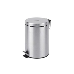 Thùng rác inox đạp chân tròn 3L