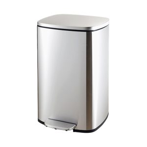 Thùng rác inox đạp chân vuông 8L