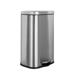 Thùng rác inox vuông đạp chân 50L