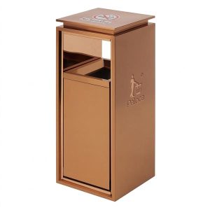 thùng rác sảnh không gạt tàn màu vàng thùng rác sảnh không gạt tàn màu vàng