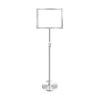 Bảng thông tin bằng inox trắng nâng hạ A3