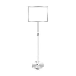 Bảng thông tin bằng inox trắng nâng hạ A3 Bảng thông tin bằng inox trắng nâng hạ A3