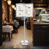 Bảng thông tin inox trắng nâng hạ A2