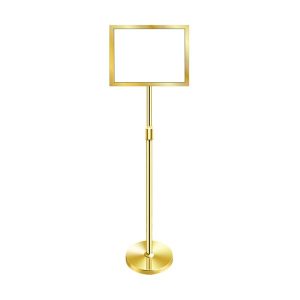 Bảng thông tin inox vàng nâng hạ A3