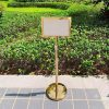 Bảng thông tin inox vàng nâng hạ A4