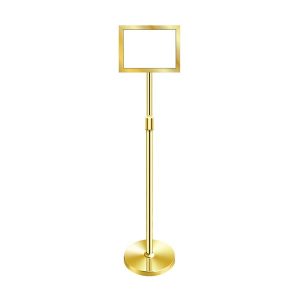 Bảng thông tin inox vàng nâng hạ A4