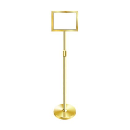 Bảng thông tin inox vàng nâng hạ A4 Bảng thông tin inox vàng nâng hạ A4