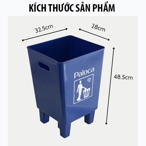Kích thước thùng nhựa đựng vải vụn dành cho máy may