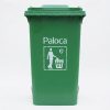 thùng rác nhựa hdpe 360l màu xanh lá