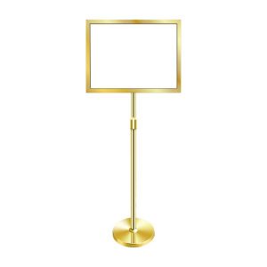 Bảng thông tin inox vàng nâng hạ A2