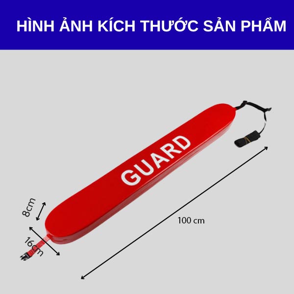 Kích thước phao cứu hộ bể bơi GUARD 100 cm