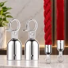 Đầu móc dây cột chắn inox trắng