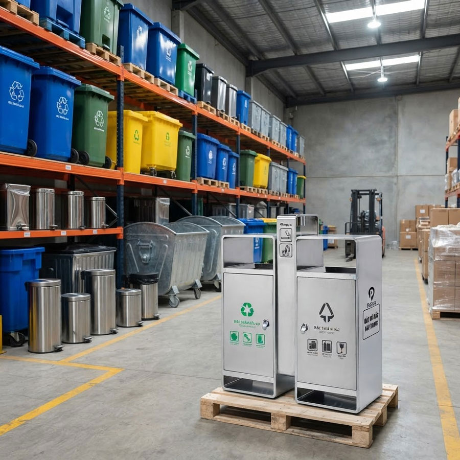 Hành Tinh Xanh chuyên cung cấp các loại thùng rác ngoài trời, thùng rác phân loại với giá tốt