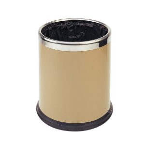 Thùng rác thép màu nâu sữa không nắp TLHTP1C00