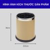 Thùng rác thép màu nâu sữa không nắp TLHTP1C00